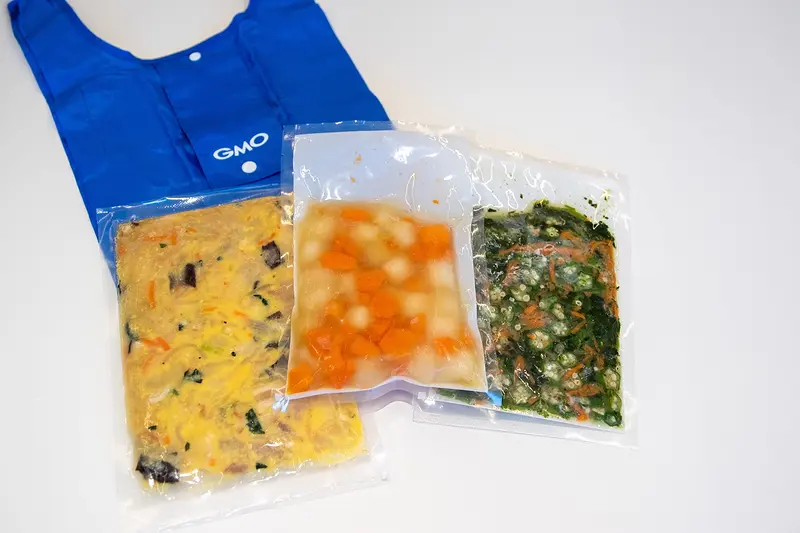 GMO Yours おうちごはん」1セット例