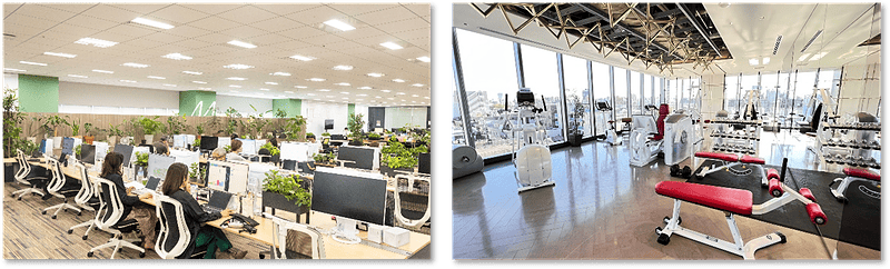 WELL認証「プラチナ」を取得したPASONA SQUARE11階、4階フロア
