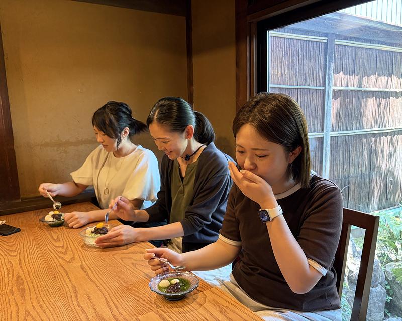 かき氷イベントのようす